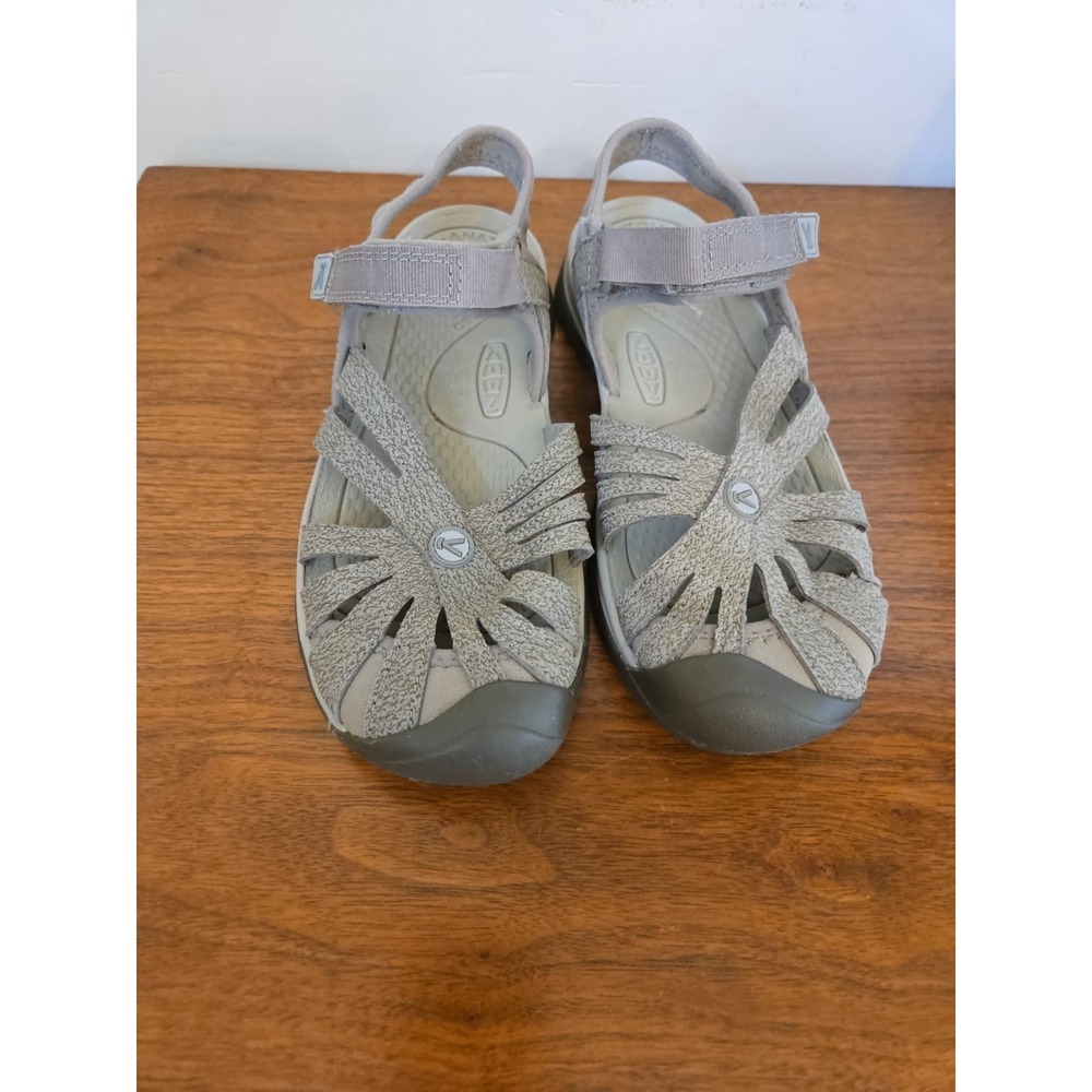 KEEN Rose Sandals Womens 6 Beige Brindle Shitake Hiking Water Shoes 1016729 - Picture 3 of 9